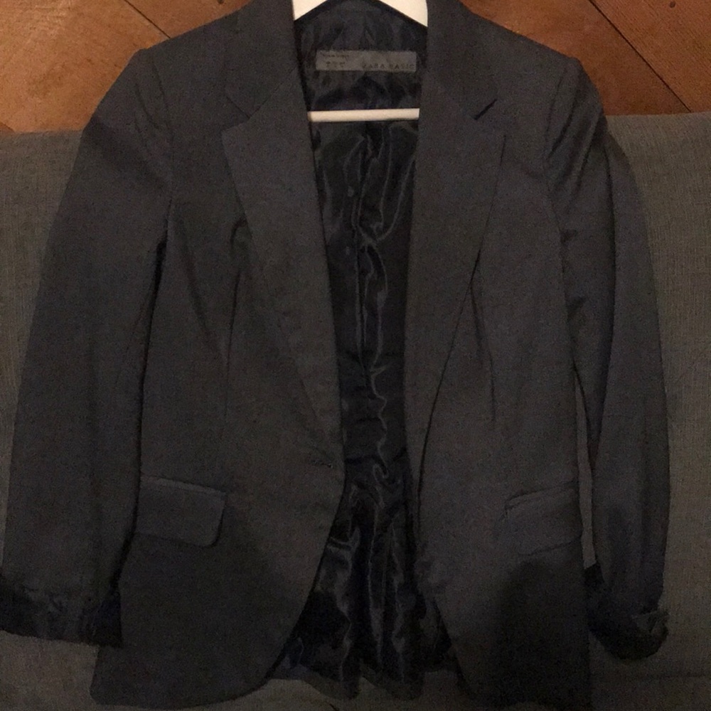 Tailored Grey Blazer.